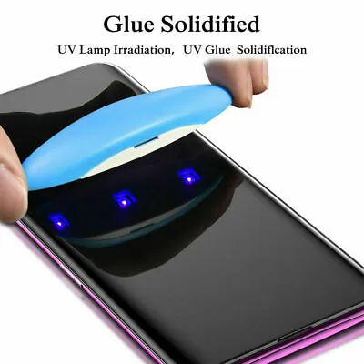 Full Glue UV Liquid Tempered Glass Screen Protector Samsung S21 S23 S22 ULTRA 5G • £4.59