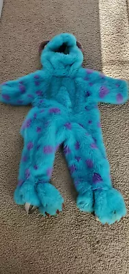 Rare Disney Store Monsters Inc Sully Costume 2-4T Halloween Cosplay Replica • $39.99