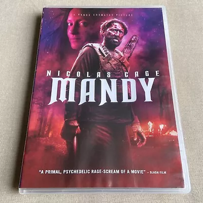 Mandy (DVD 2018) Horror Action Nicolas Cage Andrea Riseborough Linus Roache + • $7.99