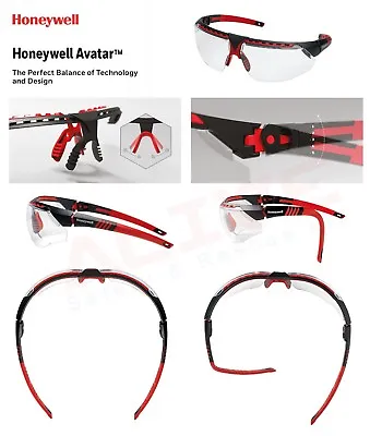 Safety Glasses Honeywell AVATAR Protective Eyewear Spectacles Various Lens Color • £6.26