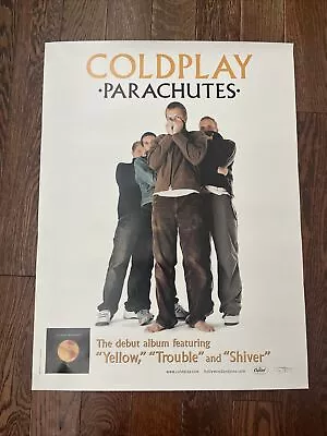 Coldplay Parachutes 2001 Promo Poster 18” X 24” • $84.92