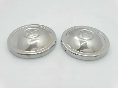 Vintage Morris Minor Front/Rear Wheel Hub Chromed 2x Covers/Caps • $95.75