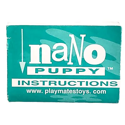 Nano Puppy Instructions PlayMates Toys Virtual Pet Electronic Book Paper Only • $9.97