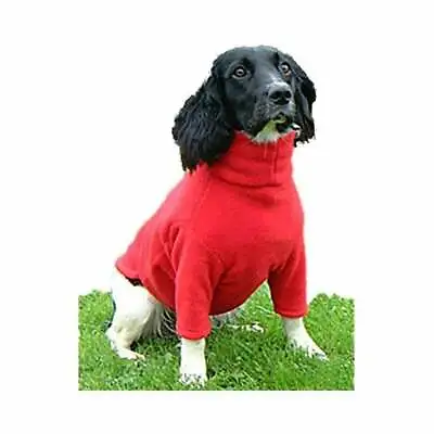 HotterDog Fleece Dog Jumper Red • £30.58