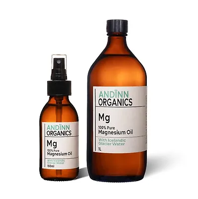 Topical Magnesium Oil | Combo | 1000ml + 150ml | Muscle Relief | Improved Sleep • £30