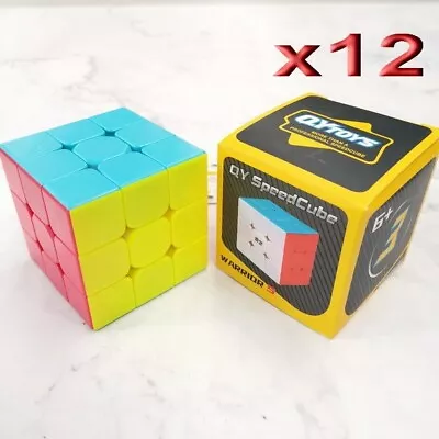 12pc Wholesale 3x3 Rubiks Magic Speed Puzzle Cube Toys • $21.60