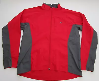 Mens XL Pearl Izumi Full Zip Windbreaker Rain Vented Cycling Jacket • $37