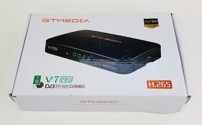 $19.99 • Buy GTMEDIA V7Pro FTA DVB-S/S2X Satellite Sat Receiver H.265 PVR + USB WIFI Youtube 