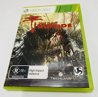 Dead Island Riptide + Manual - Microsoft Xbox 360 + Free Postage • $7.99