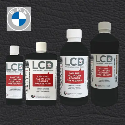 Leather Paint For BMW Car Seat Nappa BLACK. All In One Dye For Quick Repairing. • £169.99