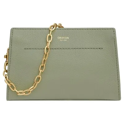 $229 • Buy Oroton Elina Chain Wristlet Bag Brand New $269 Sold Out Colour Shale Grey