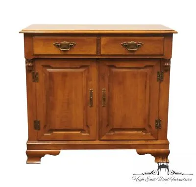 TELL CITY Solid Hard Rock Maple Colonial Early American 36  Buffet Server • $874.99