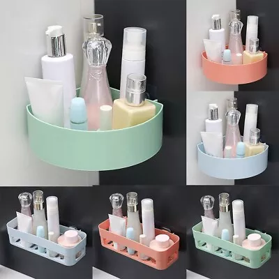 Versatile Bathroom Shelf Ideal For Bathroom Toilet Cubicle And Kitchen No Drill • $18.49