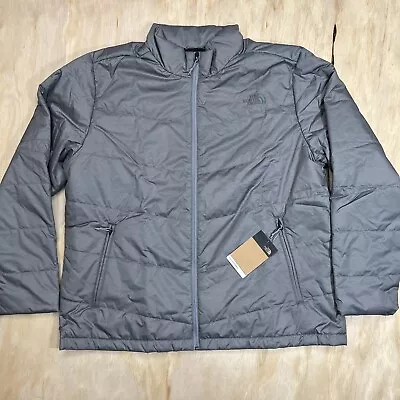 NEW XXL The North Face Junction Mens Insulated Full Zip Jacket Gray • $99