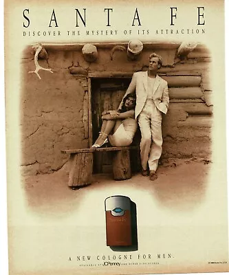 1988 SANTA FE Cologne For Men Vintage Print Ad • $8.95