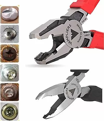 VT-001-S2F-VamPLIERS 5” Mini Pliers + 8  PRO Lineman's Screw Removal Pliers • $64.79