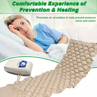 Alternating Pressure Pad Air Mattress Topper With Pump Hospital Medical Bedsore • $74.89