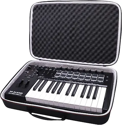 LTGEM EVA Hard Case For M-Audio Oxygen Pro 25 – 25 Key USB MIDI Keyboard Control • $71.99