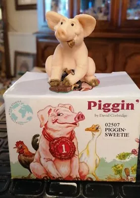 Piggin Sweetie 1995 By David Corbridge Pig Collectables VGC Boxed  • £4