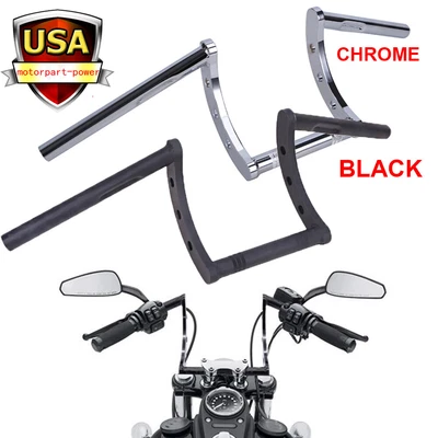 $39.95 • Buy Motorcycle 1'' Handlebar Z Drag Bar For Yamaha V-Star XVS 250 650 950 1100 1300
