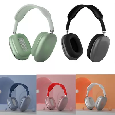 Wireless BT Headphones Headset Over Ear With Microphone Stereo Music Headset AU • $17.66
