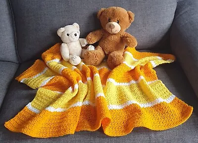 ***Hand Knitted Baby Blanket*** • £6.50