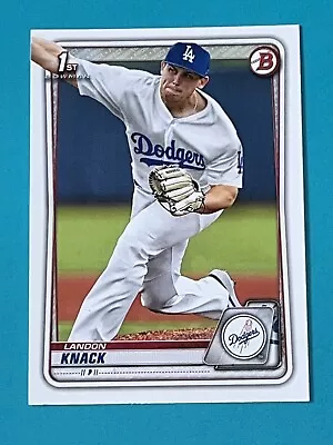 2020 Bowman Draft Landon Knack 1st Bowman #BD-52 Los Angeles Dodgers Qty Avail • $1.39