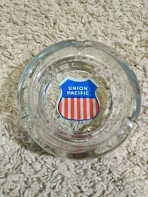 Vintage Union Pacific Glass Ashtray • $10