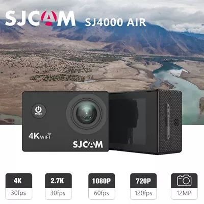 SJCAM Action Camera SJ4000 AIR 4K 30PFS 1080P 4x Zoom WIFI Motorcycle Bicycle  • $52.43