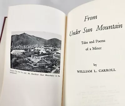 From Under Sun Mountain Virginia City Nevada Comstock Lode Silver Mining History • $19.63