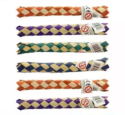 £4.99 • Buy 12x BAMBOO CHINESE FINGER TRAPS - PARTY BAG FILLERS BIRTHDAY TOYS CHILDREN UK SE