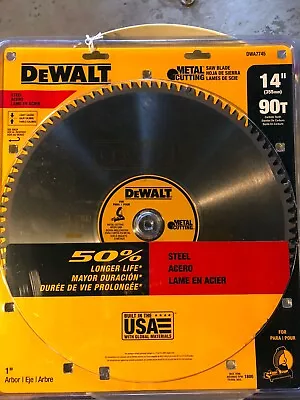 DeWalt DWA7745 14” 90T Ferrous Metal Cutting Chop Saw Blade • $110