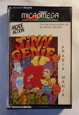 JINN GENIE - Micromega - Commodore 64 C64 C128 - TESTED See Photos • £2.99