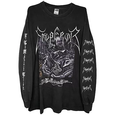 Vintage Emperor Long Sleeve T-Shirt Size XL Darkthrone Bathory Marduk Mayhem • $150