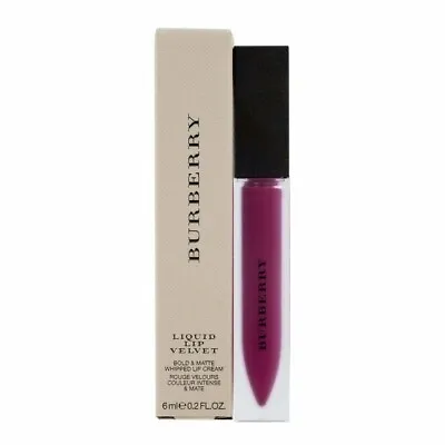 $14.99 • Buy Burberry Liquid Lip Velvet #49 Bright Plum Full Size 6 Ml - Brand New