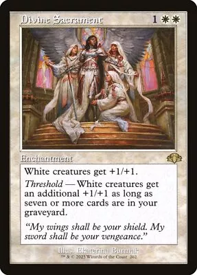 MTG Magic The Gathering Divine Sacrament (262/481) Dominaria Remastered NM • $0.99