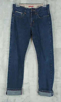 Converse One Star Mens Jeans 28x30 Blue Vintage Straight Redline Selvedge • $29.99