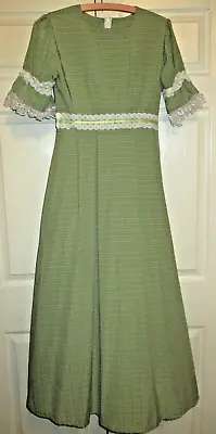 Mennonite Tall Cape Dress 36 Bust X 28 Waist Handmade Modest Plain Clothing • $26