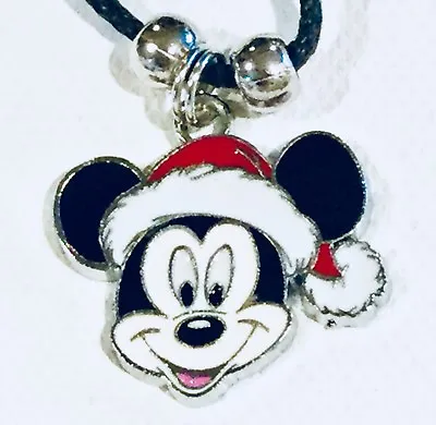MICKEY MOUSE SANTA Necklace NEW Disney  • $5.99
