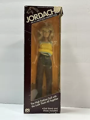 Vtg 1981 Mego The JORDACHE Look 11-1/2  High Fashion Doll Made In Hong Kong New • $24.95
