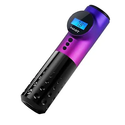 $169.95 • Buy Mast Archer Wireless Tattoo Machine Rotary Pen Style Battery Gradient Purple