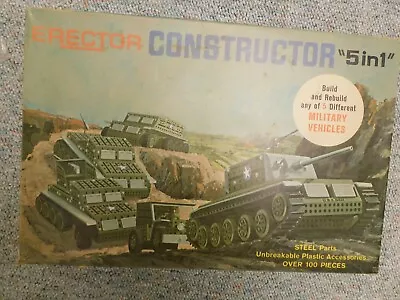 £135.96 • Buy AC Gilbert Erector Constructor 5 In1 Military Vehicles Set # 10611