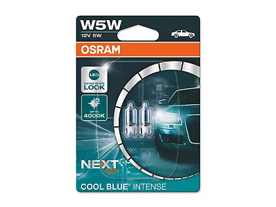 OSRAM Cool Blue Intense Still Light 4000K LED Optics W5WL T10 501 E-Test Mark 2 • $9.44