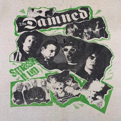 $18.04 • Buy New The Damned Smash It Up White Cotton Unisex T Shirt Size S 234XL HNB234
