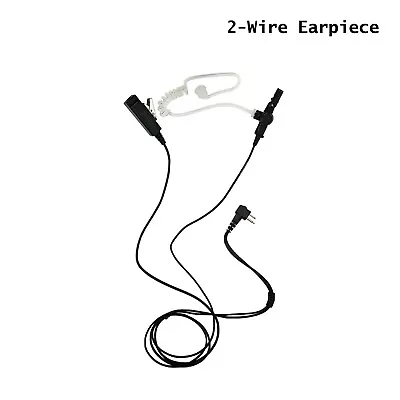 Wholesale 2-Wire Acoustic Tube PTT Earpiece For Motorola Radios CP200D CLS1410 • $17.99