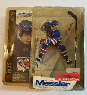 2002 McFarlane Sports Picks NHL Series 3 Mark Messier New York Rangers • $16