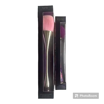 Tarte Setting Powder Blush Brush & Creaseless Concealer Brush Set New! • $11.50