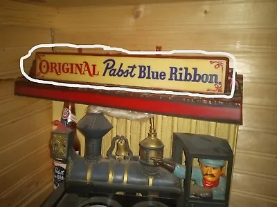 PABST BLUE RIBBON  Train Upper Original Pabst Blue Ribbon Lense !! Reproduction • $23.99