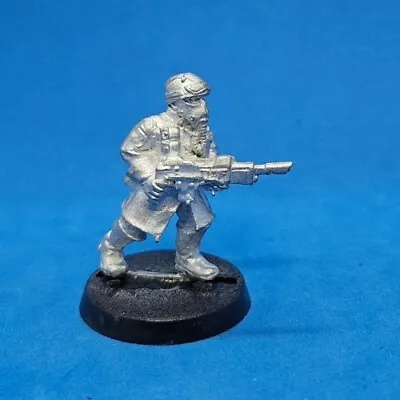 Warhammer 40k Imperial Guard Steel Legion Trooper Metal Games Workshop 1999 • $3.73