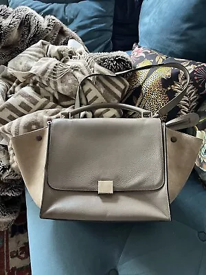 Celine Trapeze Bag In Taupe • $359